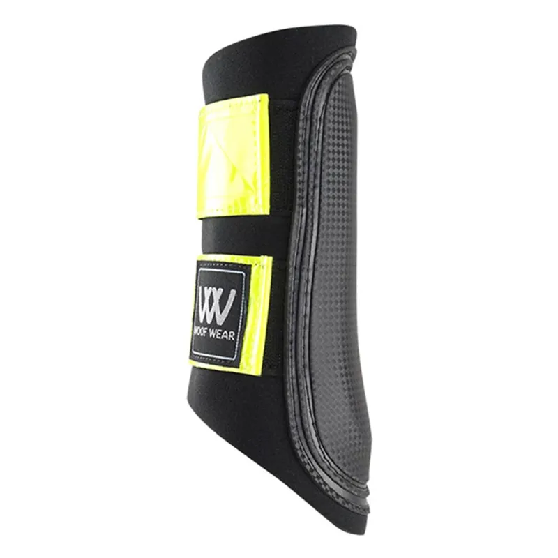 Woof Wear Reflective Club Boots - Black Reflective